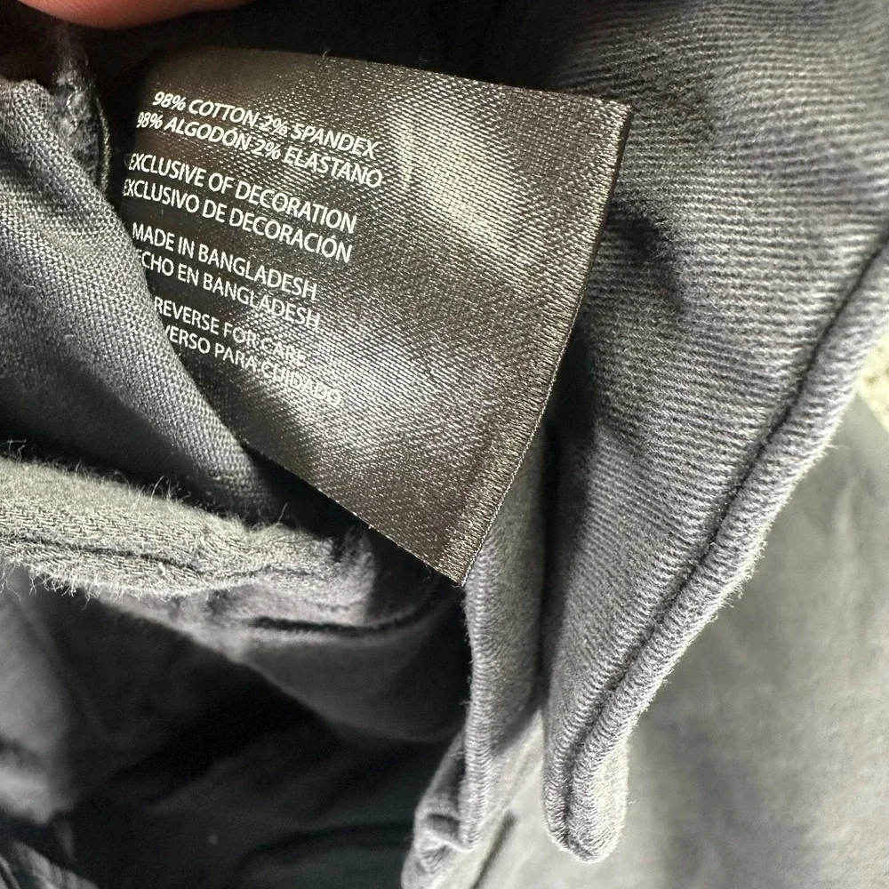 Banana Republic Pant Mens 34x32‎ Gray Cotton Chino Straight Leg Preppy Business